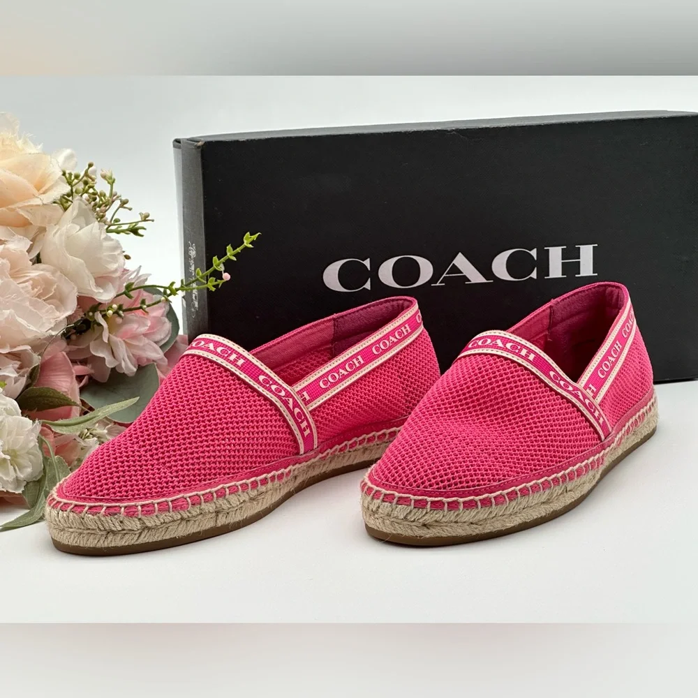 Coach Mesh Espadrille Size 5.5